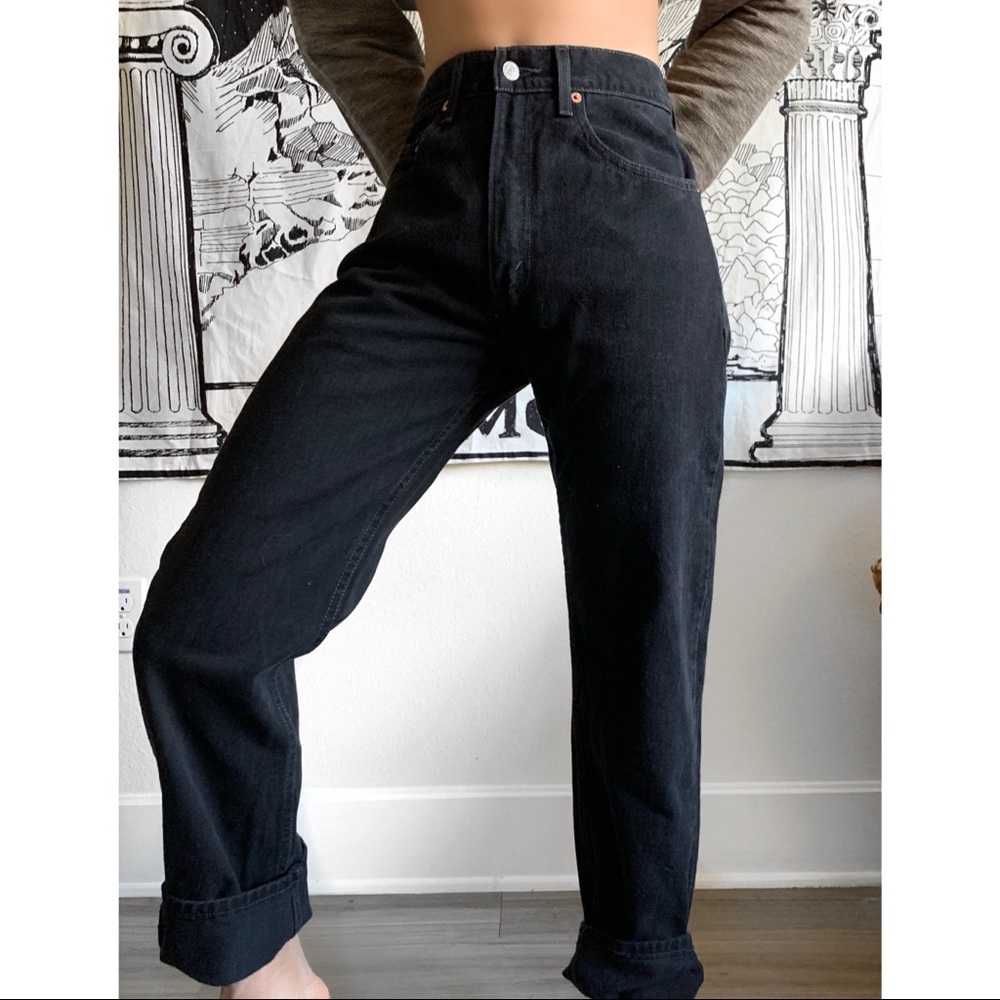 SOLD Vintage Black Levi 505s